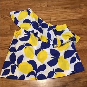 NWOT Lemon One Shoulder